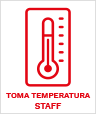 toma de temperatura staff